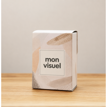 Paquet de 8 mouchoirs personnalisable en papier biodégradable - Made in Europe