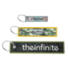 Porte-clés en tissu recyclé personnalisable en sublimation recto/verso inclus Porte-clés en tissu recyclé personnalisable en sublimation recto/verso inclus