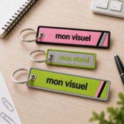 Porte-clés publicitaire en...