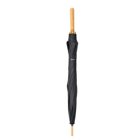 Parapluie tempête personnalisé en RPET poignée en bambou - Ø105cm - Gotley
