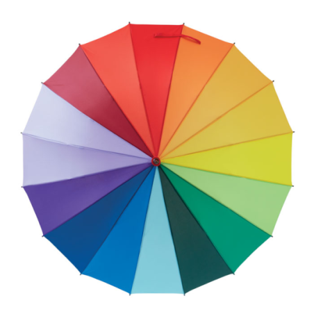 Parapluie golf personnalisable arc-en-ciel - Ø120cm - BOWBRELLA