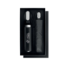 Coffret cadeau personnalisable avec bouteille en acier inoxydable recyclé double paroi 600ml et parapluie pliable 21 pouces HIT