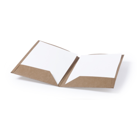 Chemise à documents personnalisable en carton recyclé Haborg