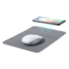 Tapis Souris personnalisable en RPET avec chargeur à induction Kimy Tapis Souris personnalisable en RPET avec chargeur à induction Kimy