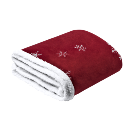 Plaid de noël personnalisable en sherpa 380 g/m2 Ricord