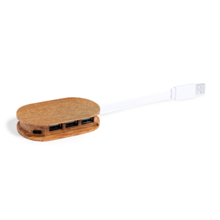 Hub USB personnalisé en coco Dagobat