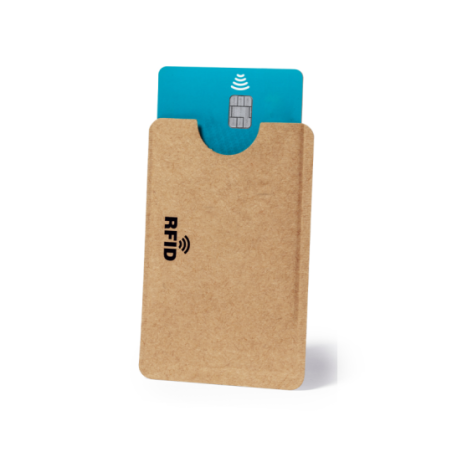 Porte-Cartes RFID personnalisable en carton recyclé Blakbal