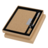 Set personnalisable bloc note stylo bille et clé usb 16 go en liège Set personnalisable bloc note stylo bille et clé usb 16 go en liège