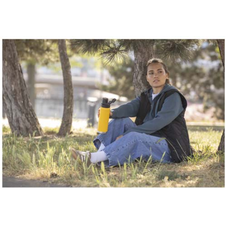 Bouteille isotherme personnalisable Fortis de 700&nbsp;ml en cuivre et acier inoxydable recyclé certifié RCS (compatible avec les boi