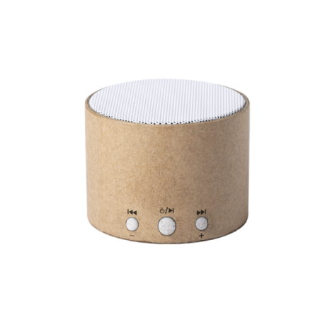 Enceinte bluetooth publicitaite 3W en carton recyclé Crapin