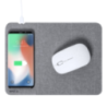 Tapis Souris personnalisable en RPET avec chargeur à induction Kimy Tapis Souris personnalisable en RPET avec chargeur à induction Kimy
