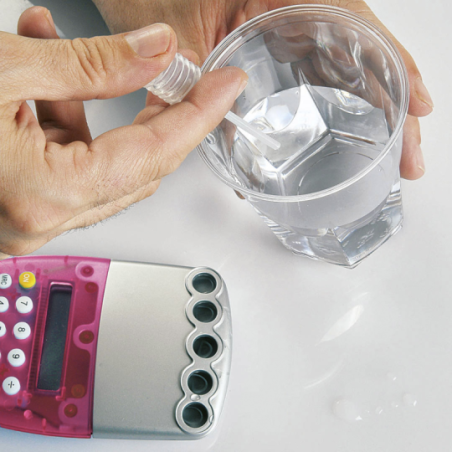 Calculatrice personnalisable à 8 chiffres alimentée à l'eau - Ozone