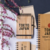 Bloc-notes publicitaire en bambou Tumiz Bloc-notes publicitaire en bambou Tumiz