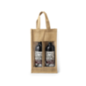 Sac pour 2 bouteilles publicitaire en jute Koop Sac pour 2 bouteilles publicitaire en jute Koop