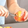Vide-pomme personnalisé en inox et hêtre - Made in Europe Vide-pomme personnalisé en inox et hêtre - Made in Europe
