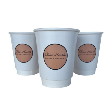 Gobelet en carton 100% personnalisé double paroi Made in Europe Ube