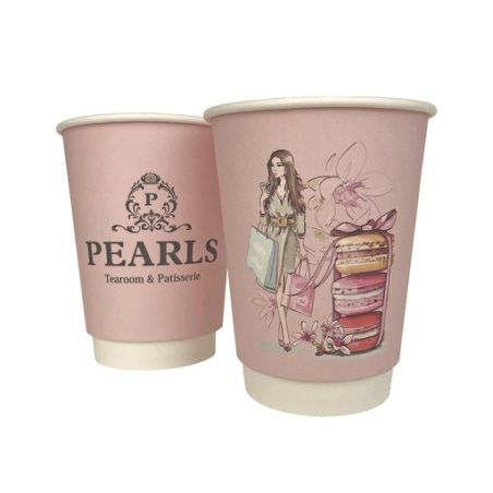 Gobelet en carton 100% personnalisé double paroi Made in Europe Ube