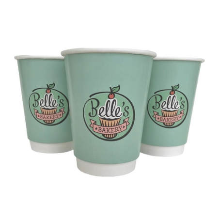 Gobelet en carton 100% personnalisé double paroi Made in Europe Ube