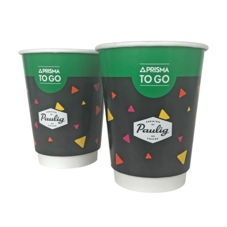 Gobelet en carton 100% personnalisé double paroi Made in Europe Ube