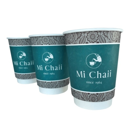 Gobelet en carton 100% personnalisé double paroi Made in Europe Ube