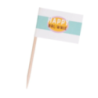 Pique cocktail personnalisable mini drapeau - Made in europe - Troy Pique cocktail personnalisable mini drapeau - Made in europe - Troy