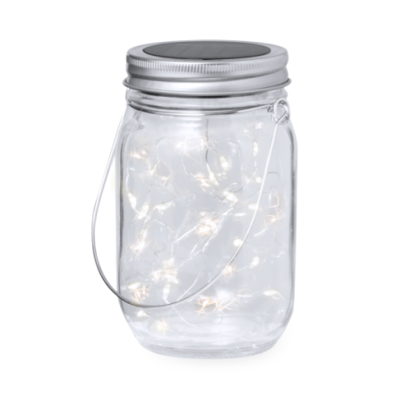 Lampe décorative solaire personnalisée en verre 20 LEDs - Rodina