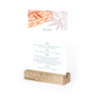 porte menu personnalisable en bois Keil porte menu personnalisable en bois Keil