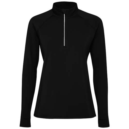 Sweatshirt de sport personnalisable Estambul demi-zip en RPET 200 g/m2 - S à XXL