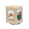 Porte Photos personnalisable en bois 360° Porte Photos personnalisable en bois 360°