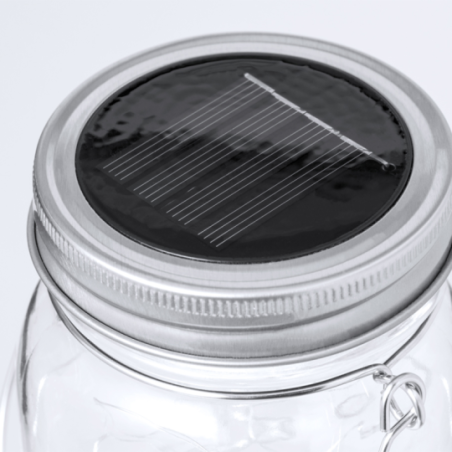Lampe décorative solaire personnalisée en verre 20 LEDs - Rodina