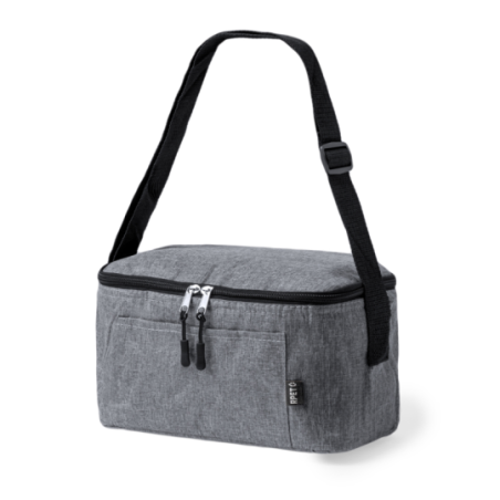 Sac isotherme personnalisable en RPET sa lunch box de 700ml et couverts en PP récyclé - Glaxia