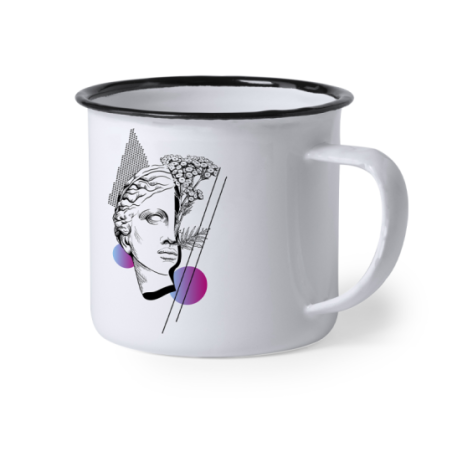 Tasse personnalisable en métal spécial sublimation 380ml Kantol