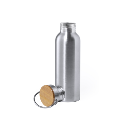Gourde inox personnalisable 800ml simple paroi - Milk