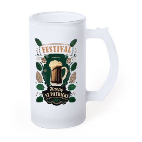 choppe à biere personnalisé en verre Sublimation 500 ml Oxia