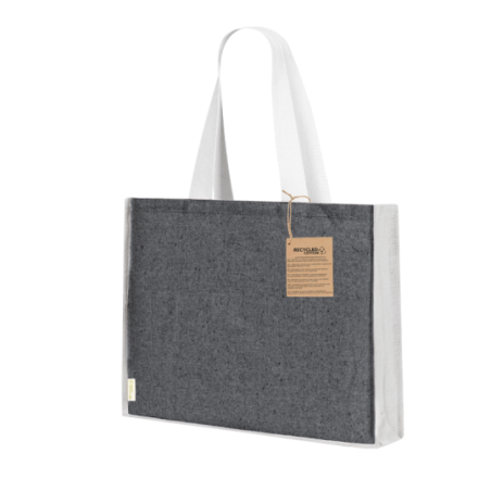 Sac personnalisé en coton recyclé 140g/m2 et en jute Talara