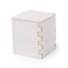 Pot en bois personnalisable avec graines de menthe Merin Pot en bois personnalisable avec graines de menthe Merin
