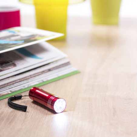 Lampe personnalisable 9 led en aluminium Conny