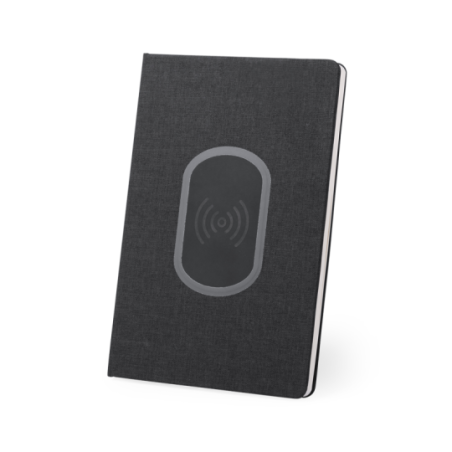 Carnet personnalisé A5 avec chargeur à induction 5W Kevant