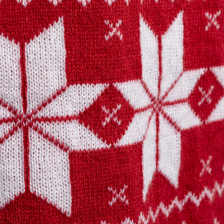 Écharpe publicitaire motif noël en acrylique doux Luka