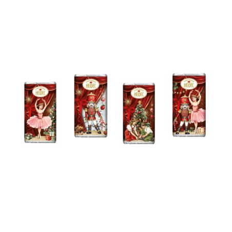 Calendrier de l'avent personnalisé avec barres de chocolat A5 - Xmas time