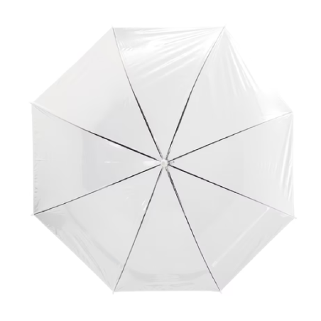 Parapluie personnalisable automatique avec cadre en métal et poignée en plastique incurvée