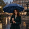 Parapluie personnalisable standard Céleste Parapluie personnalisable standard Céleste