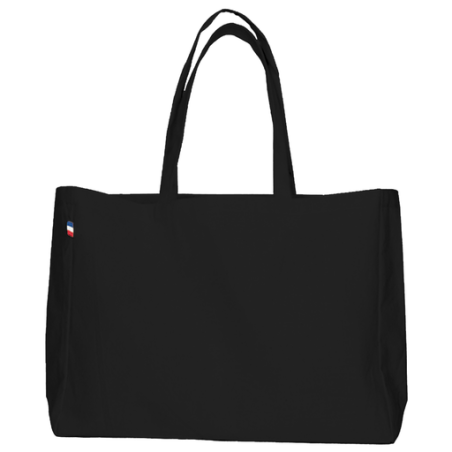 Sac cabas publicitaire Avec soufflet total en coton tissé 240 g/m2 confection et marquage France - Thomas
