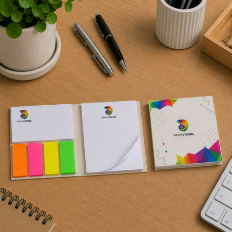 Set memor-it avec sa couverture personnalisée 100 x 81 cm - notes adhésives et ou post-it - Fab france