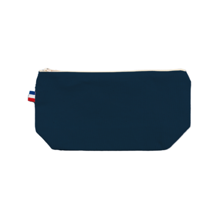 Trousse publicitaire avec soufflet de fond en 100% coton tissé Made in France Elise