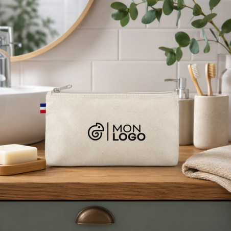 Trousse publicitaire en coton 240g/m2 tissé 100% français Pénélope