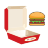 Boîte à burger personnalisable - 2 formats - Made in Europe Tasty Boîte à burger personnalisable - 2 formats - Made in Europe Tasty