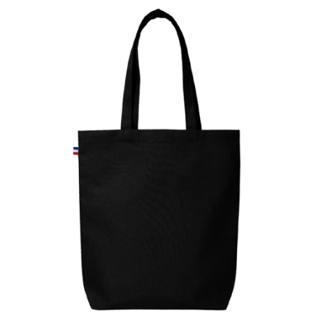 sac cabas publicitaire avec soufflet de fond en coton tissé 240g/m2 confection et marquage France Noah