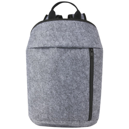 Sac à dos personnalisable isotherme certifié GRS en feutrine recyclée de 7&nbsp;L