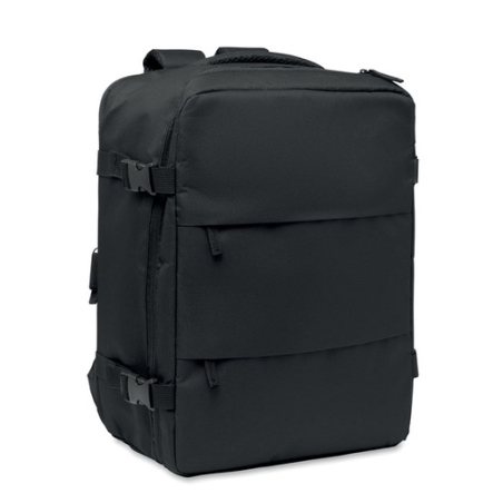 Sac à dos personnalisable extensible cabine 600D RPET avec support PU 20L ASPEN